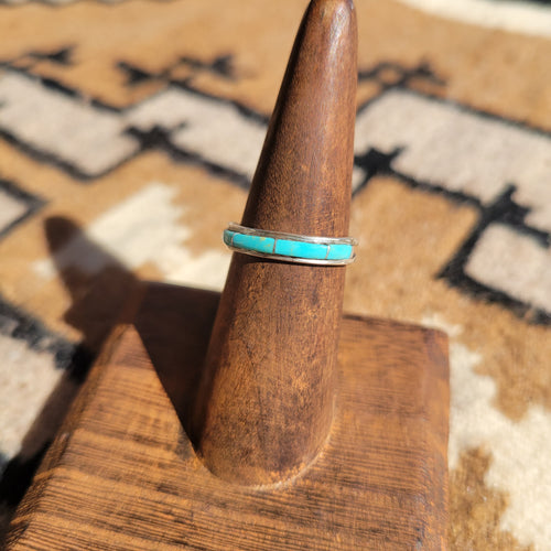 Laramie Inlay Stacker Ring - Sz 7.5