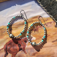 Load image into Gallery viewer, The Blue Ridge Pearl Hoops