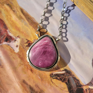 The Takoma Necklace- Purple Spiny