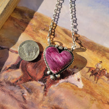 Load image into Gallery viewer, The Bartlett Heart Necklaces- Spiny Oyster