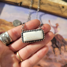 Load image into Gallery viewer, The Clyde Bar Necklace- White Buffalo