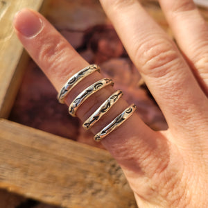 The Luna Stacker Rings