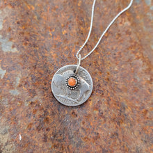 Load image into Gallery viewer, Spiny Buffalo Nickel Necklace