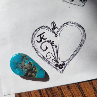 JK Heart Necklace