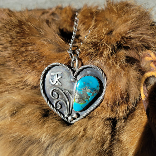 JK Heart Necklace