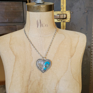 JK Heart Necklace