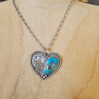 JK Heart Necklace