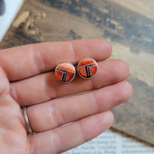 Load image into Gallery viewer, The Eden Spiny Inlay Studs - 11.5mm