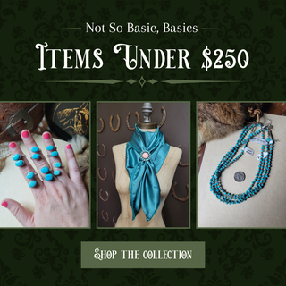 Not so basic, basics. Items under $250. Texanna Belles. Shop the collection.