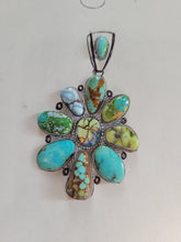 Load image into Gallery viewer, The Tamara Mixed Mine Cluster Pendant