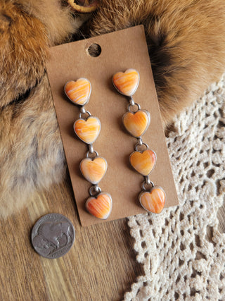 The Faith Heart Dangles - Spiny - #1