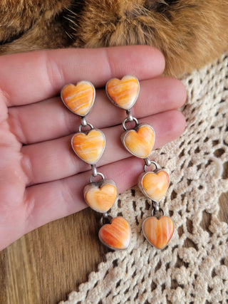 The Faith Heart Dangles - Spiny - #1