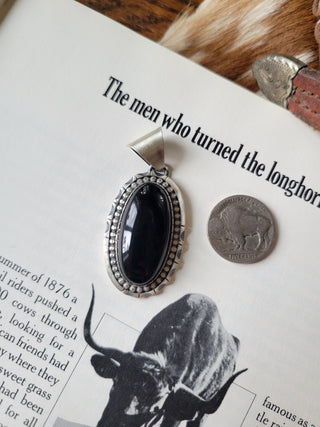The Pecos Pendant - Black Onyx