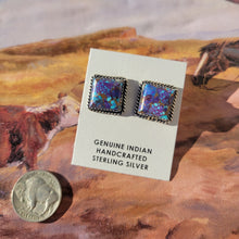 Load image into Gallery viewer, The Delgarito Studs - Purple Kingman Mojave