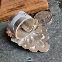 Load image into Gallery viewer, Tahe Statement Concho Ring - Adjustable