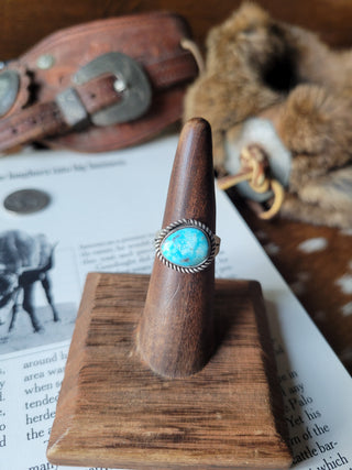 The Prairie Rose Ring - Sz 6.5 - White Water