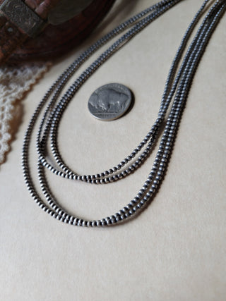 2mm Sterling Silver Pearls