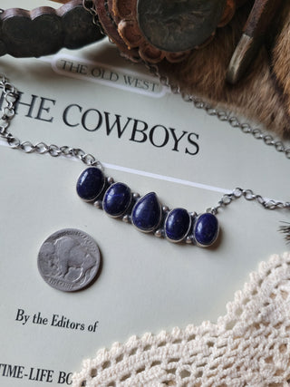 The York Necklace - Lapis