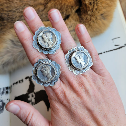 The Saratoga Dime Rings
