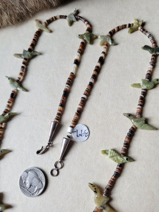 The Serpentine Bird Fetish Necklace - Vintage