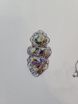 The Deanna Opal Statement Ring - Sz 9