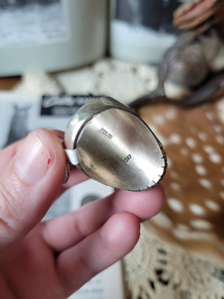 The Big Horn Inlay Ring - Sz 9.5