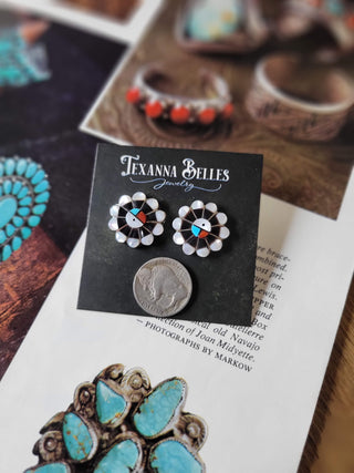Vintage Sunface Studs