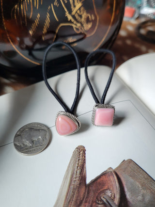 Pink Conch Hair Ties