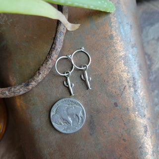 The Saguaro Huggie Hoops