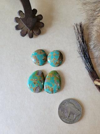 Kingman Turquoise Cab Set of 4
