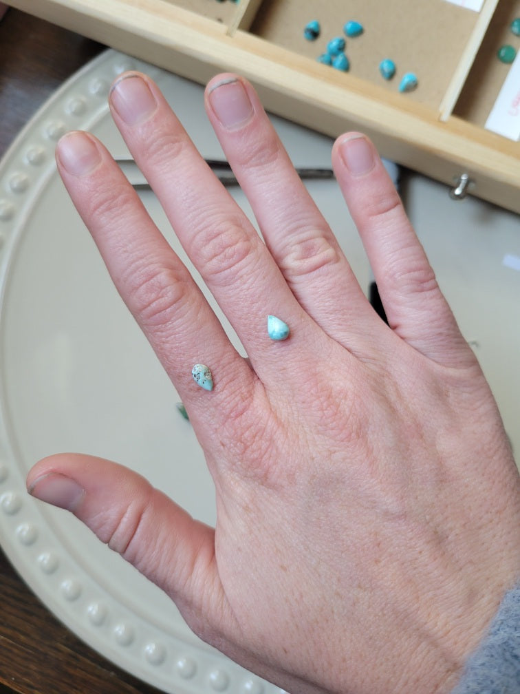The Natalie Single Stone Rings x 2