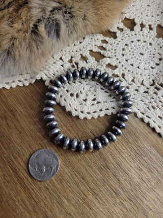 9mm Saucer Pearl Bracelet