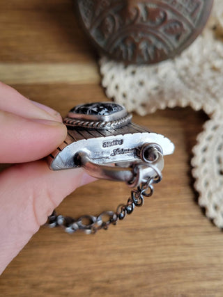 The Daisy Lock Necklace - White Buffalo