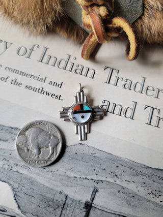 Sunface Zia Charm/Pendant