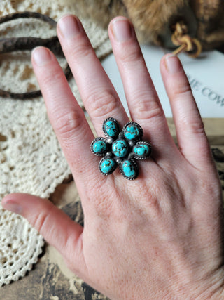 The Allison Cluster Ring - Sz 9.25 - Vintage