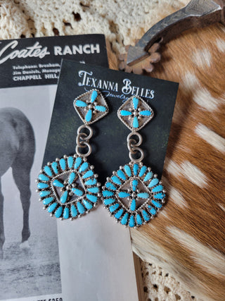 The Marigold Cluster Statement Earrings - Kingman