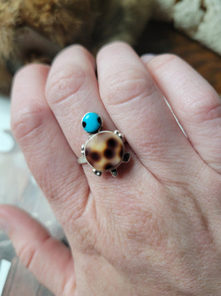 The Kathryn Turtle Ring - Sz 7