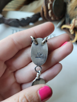 The Magnolia Feather Necklace - Sonoran
