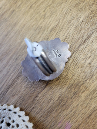 The Amelia Ring - Pink Conch