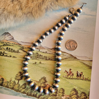 10mm 16" Sterling Pearls