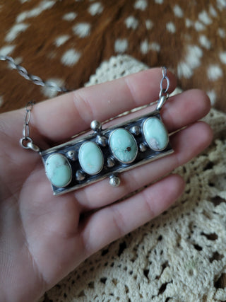 The Vaughn Bar Necklace - Paloma Varascite