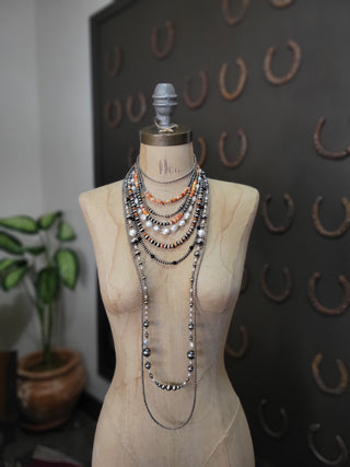 The River Pearl Necklace - 40"