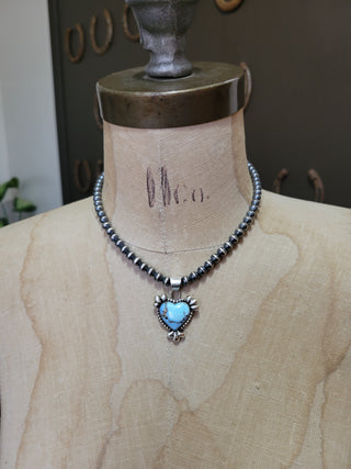 Golden Hills Heart Pendant