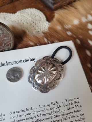 The Talbot Hair Tie Concho