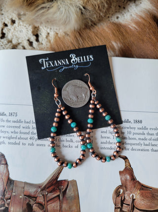 The Lost Creek Copper Hoop Earrings