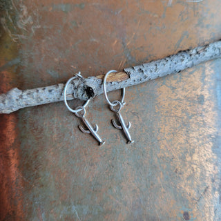 The Saguaro Huggie Hoops