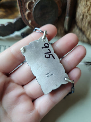The Sullivan Bar Cluster Necklace - Lapis