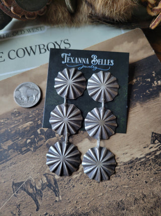 The Montgomery Concho Earrings
