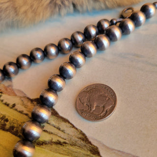 10mm 16" Sterling Pearls