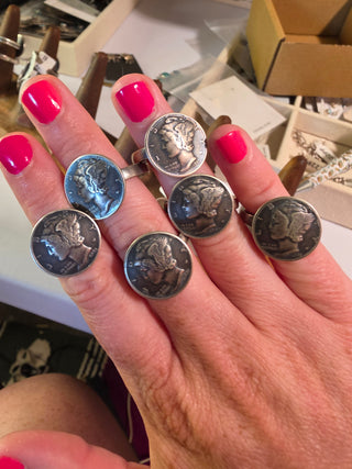 Dime Ring - sz 8